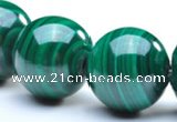 CMN35 20mm A grade round natural malachite beads Wholesale
