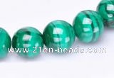 CMN38 AB grade 6mm round natural malachite beads Wholesale