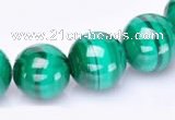 CMN39 AB grade 8mm round natural malachite beads Wholesale