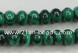 CMN400 15.5 inches 4*6mm rondelle natural malachite beads wholesale