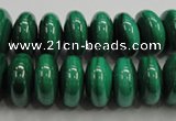 CMN401 15.5 inches 5*8mm rondelle natural malachite beads wholesale