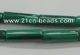 CMN411 15.5 inches 4*13mm tube natural malachite beads wholesale