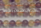 CMQ216 15.5 inches 8mm round multicolor quartz gemstone beads