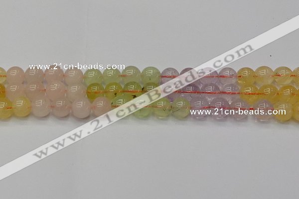 CMQ323 15.5 inches 10mm round mixed quartz beads wholesale