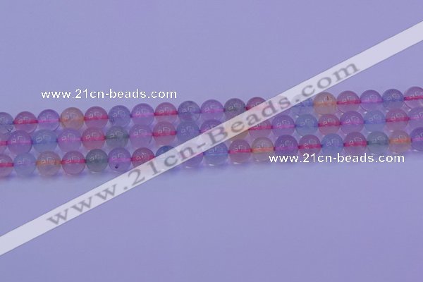 CMQ332 15.5 inches 8mm round colorful quartz beads wholesale