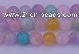 CMQ341 15.5 inches 6mm round mixed quartz gemstone beads