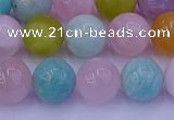 CMQ343 15.5 inches 10mm round mixed quartz gemstone beads