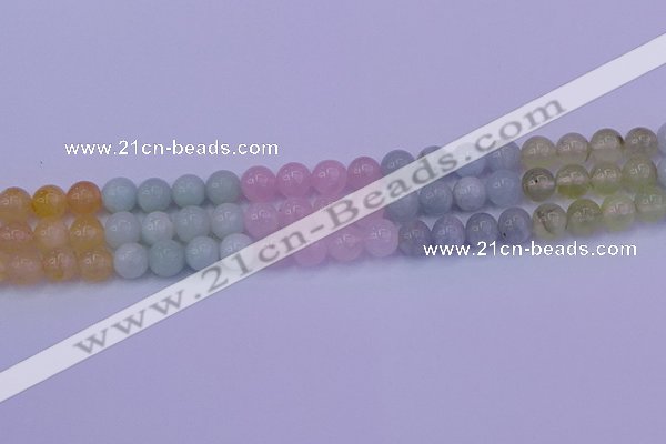 CMQ362 15.5 inches 8mm round rainbow quartz beads wholesale