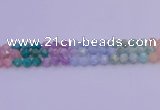 CMQ394 15.5 inches 12mm faceted nuggets mixed quartz beads