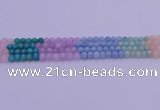 CMQ401 15.5 inches 6mm round mixed quartz beads wholesale