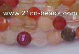 CMQ426 15.5 inches 6mm faceted round natural mixed quartz beads