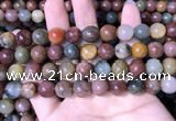 CMQ443 15.5 inches 10mm round mixed rutilated quartz beads