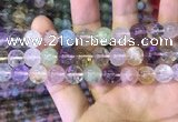 CMQ452 15.5 inches 10mm round rainbow quartz beads wholesale