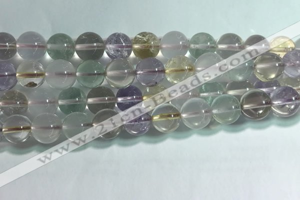 CMQ458 15.5 inches 10mm round colorfull quartz beads wholesale