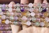 CMQ531 15.5 inches 8mm faceted round colorfull quartz beads