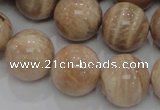 CMS05 15.5 inches 20mm round moonstone gemstone beads wholesale