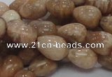 CMS10 15.5 inches 10*14mm teardrop moonstone gemstone beads wholesale