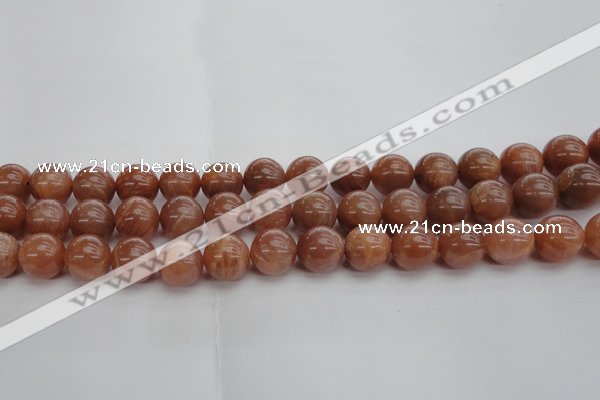 CMS1005 15.5 inches 14mm round AA grade moonstone gemstone beads