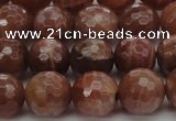 CMS1014 15.5 inches 10mm faceted round AA grade moonstone beads