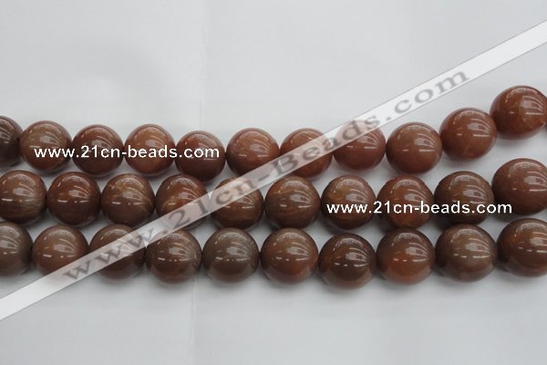 CMS1026 15.5 inches 16mm round AA grade moonstone gemstone beads