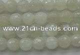 CMS1041 15.5 inches 6mm faceted round A grade white moonstone beads