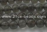 CMS1071 15.5 inches 6mm round grey moonstone beads wholesale