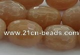 CMS1102 15.5 inches 15*20mm faceted rice moonstone gemstone beads