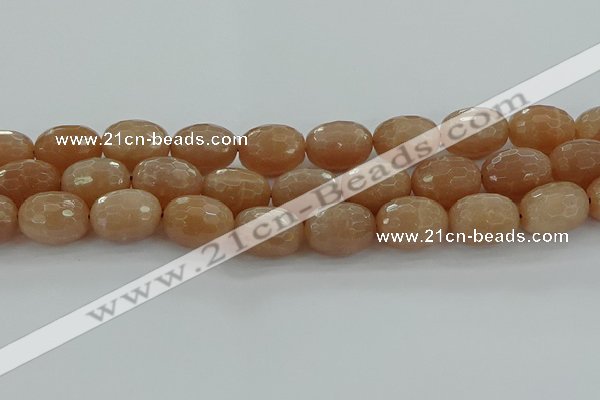 CMS1102 15.5 inches 15*20mm faceted rice moonstone gemstone beads