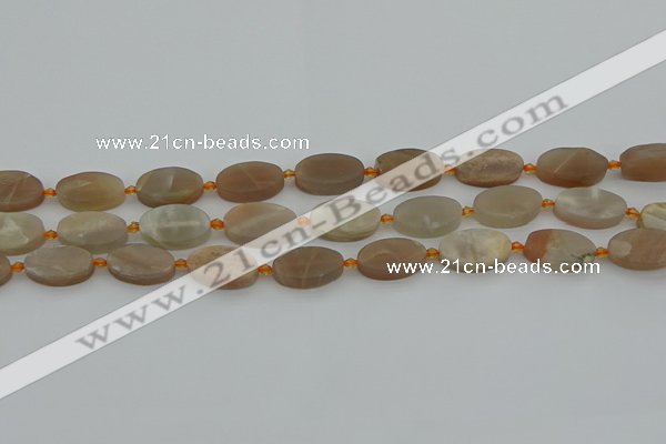 CMS1144 15.5 inches 12*20mm oval moonstone gemstone beads