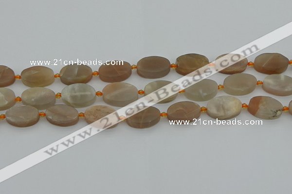 CMS1145 15.5 inches 15*20mm oval moonstone gemstone beads