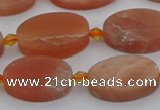 CMS1150 15.5 inches 12*20mm oval moonstone gemstone beads
