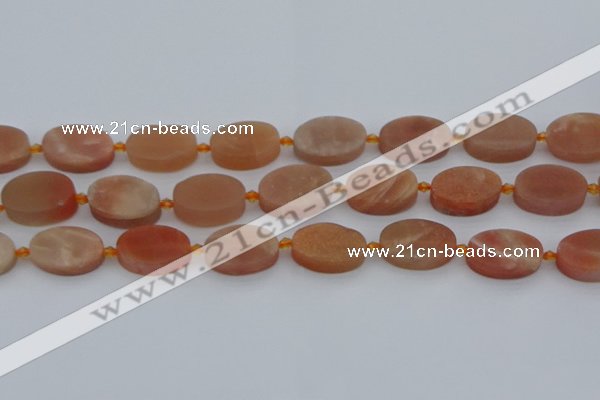 CMS1151 15.5 inches 15*22mm oval moonstone gemstone beads