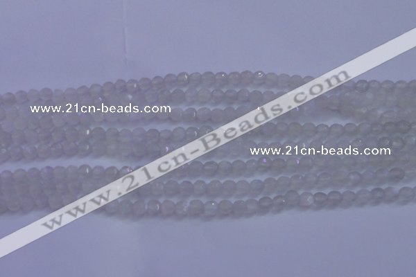 CMS1200 15.5 inches 4mm faceted round white moonstone beads