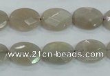 CMS132 15.5 inches 12*16mm faceted oval moonstone gemstone beads