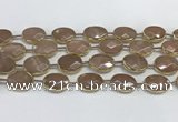 CMS1345 7.5 inches 13*18mm faceted oval moonstone beads