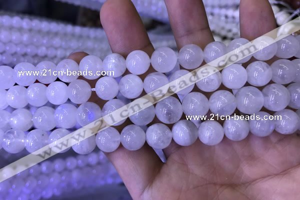 CMS1403 15.5 inches 10mm round white moonstone beads wholesale