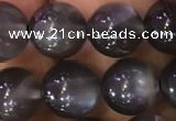 CMS1430 15.5 inches 10mm round black moonstone gemstone beads