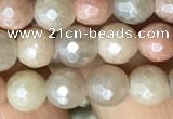 CMS1451 15.5 inches 6mm faceted round AB-color moonstone beads