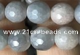 CMS1457 15.5 inches 8mm faceted round AB-color moonstone beads