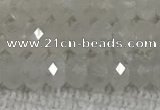 CMS1480 15.5 inches 2*4mm faceted rondelle white moonstone beads