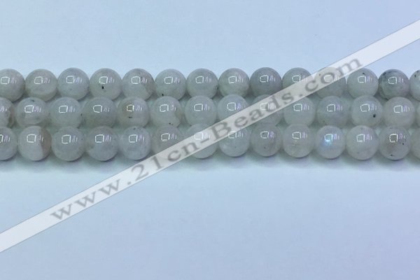 CMS1491 15.5 inches 8mm round white moonstone beads wholesale