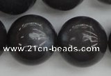 CMS150 15.5 inches 16mm round natural grey moonstone beads