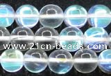 CMS1503 15.5 inches 10mm round synthetic moonstone beads wholesale