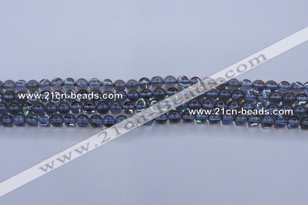 CMS1511 15.5 inches 6mm round synthetic moonstone beads wholesale