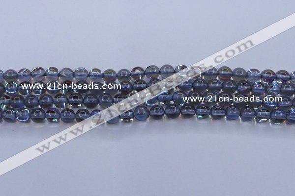 CMS1512 15.5 inches 8mm round synthetic moonstone beads wholesale