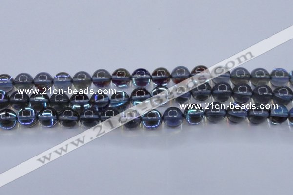 CMS1514 15.5 inches 12mm round synthetic moonstone beads wholesale