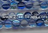 CMS1581 15.5 inches 6mm round synthetic moonstone beads wholesale