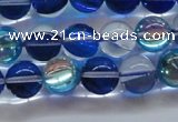 CMS1583 15.5 inches 10mm round synthetic moonstone beads wholesale