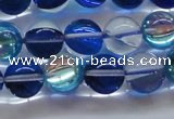 CMS1584 15.5 inches 12mm round synthetic moonstone beads wholesale