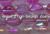 CMS1594 15.5 inches 12mm round synthetic moonstone beads wholesale